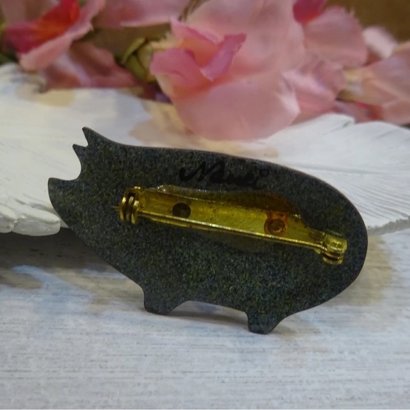 🌾[2/$28.00]🌾 Vintage Pink Pig - Picture 7 of 8